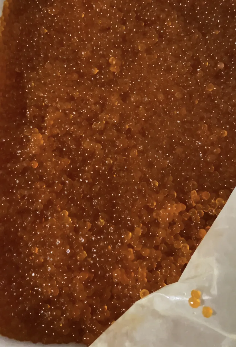 фотография продукта Икра горбуши слабая соль, сухая